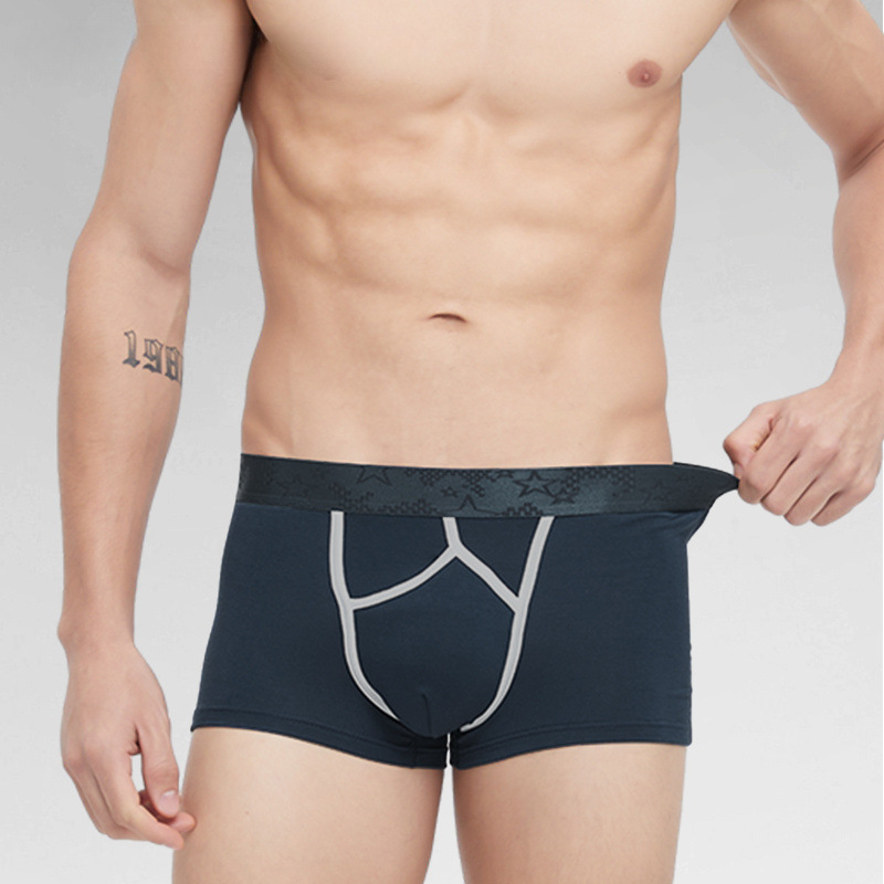 男性用陰嚢ポケットパンツ,曲線美,セクシー,フラット,4枚