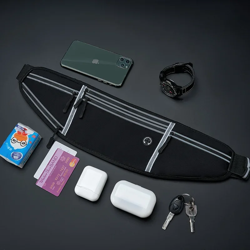 Riñonera para correr profesional, bolsa para cinturón deportivo, funda para teléfono móvil, bolsa oculta para hombres y mujeres, bolsas deportivas para gimnasio, riñonera para correr