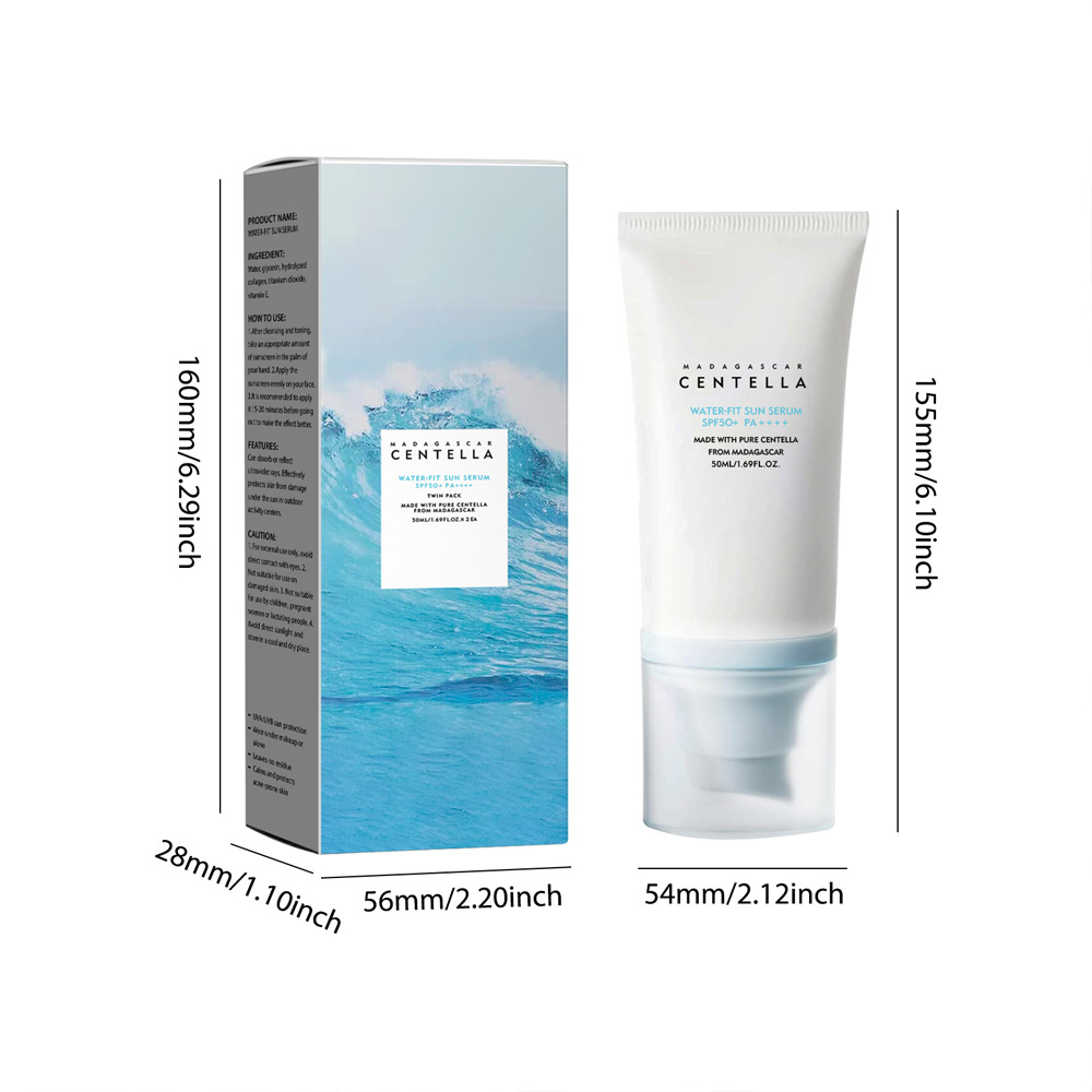 Nuovo SPF50 + Protezione Solare Coreano Viso Corpo Impermeabile 50ML Anti UV Idratante Crema Solare Viso per Le Donne Degli Uomini Sport All'aria Aperta Viaggi