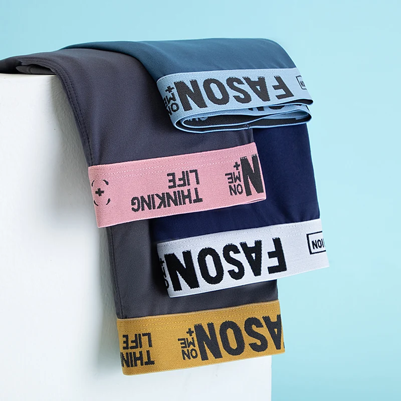 Paquete de 4/10 pantalones cortos para adolescentes y adultos, pantalones cortos sencillos de varios tamaños a la moda para padres e hijos, ropa interior cómoda para hombres, cintura elástica P