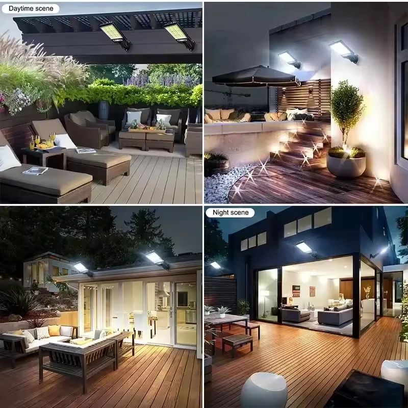 สวนโคมไฟพลังงานแสงอาทิตย์โคมไฟติดผนังกลางแจ้ง Sconces สวนกลางแจ้งตกแต่งไฟ LED แสงแดดโคมไฟกันน้ําเฟอร์นิเจอร์