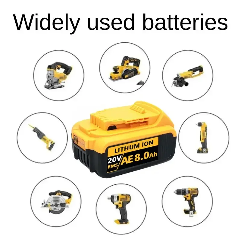 DCB200 20 В 12,0 Ач сменный литиевый аккумулятор для Dewalt 18 В DCB184 DCB200 DCB182 DCB180 DCB181 DCB182 DCB201 DCB206