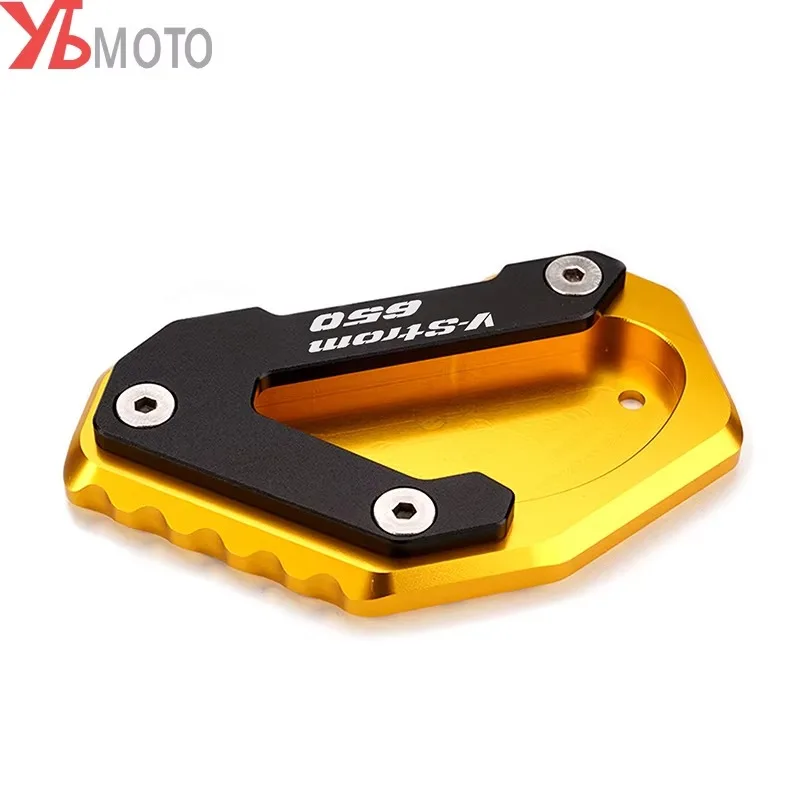 Para Suzuki vstrom 650 DL650 650XT v-strom 650 xt vstrom650 dl 650 2004-2024 2014 accesorios de motocicleta almohadilla de extensión de soporte lateral
