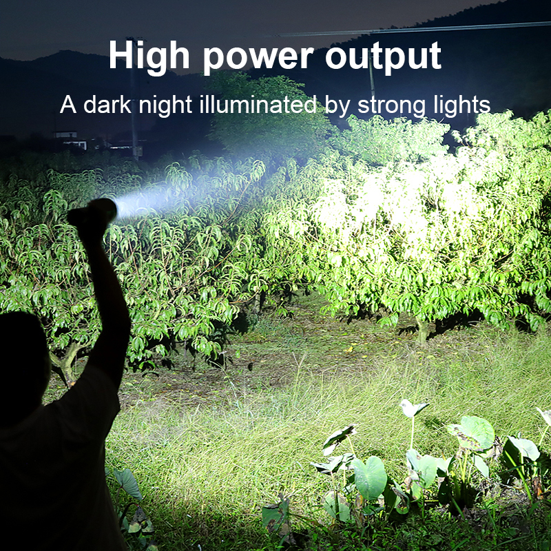 Most Powerful Flashlights XHP360 LED Lamp 15000000LM Super Bright Flashlight USB Rechargeable Lamp Tactical Lantern Waterproof