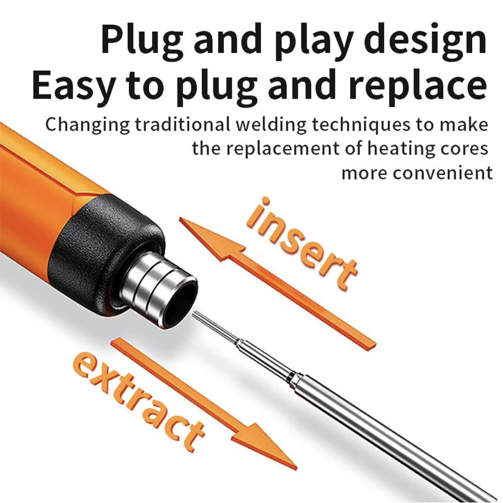 USB Soldering iron Set portable household type-C interface 800mAh/1000mAh battery Third gear Adjustable temperature Welding Tool