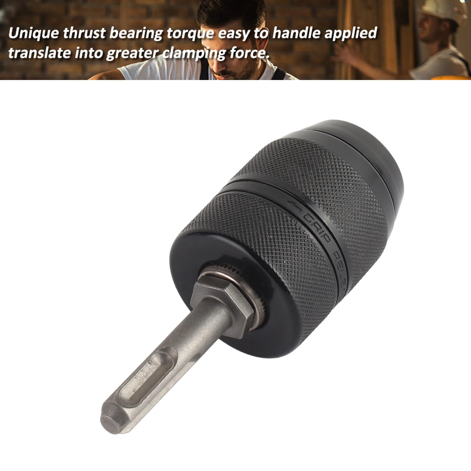 Conversor de mandril de broca de torno sem chave de metal com capacidade de 2-13 mm com acessórios de adaptador SDS