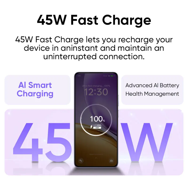 Globale Version realme 14T 5G Smartphone MediaTek Dimensity 6300 6.67“ OLED Display 6000mAh Akku Next AI IP69 Wasserdichtigkeit
