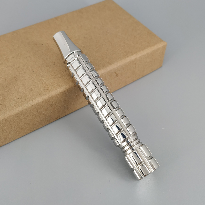 Dscosmetic Spiral 316 stainless steel safety razor handle for safety razor