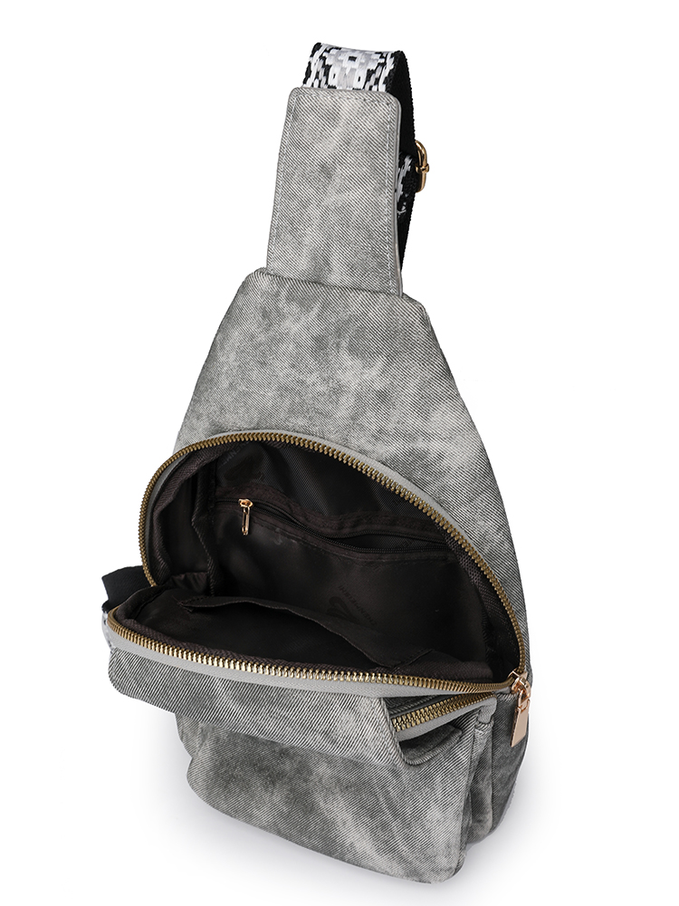 New 2024 Women's Crossbody Chest Bag Soft Leather Casual Versatile Single Shoulder Phone Wallet Small Backpack Mobile Money Bag