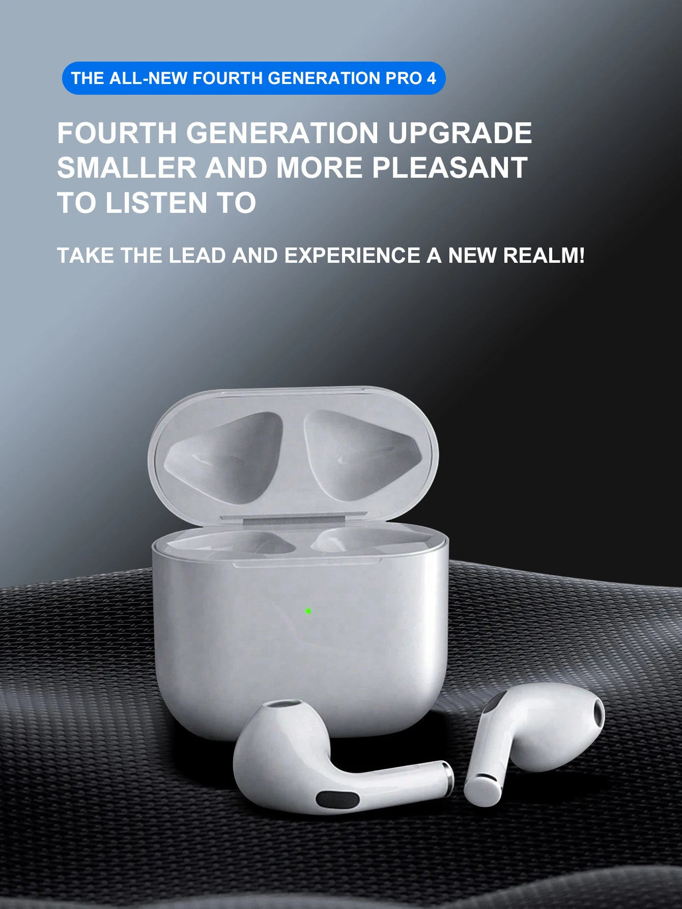 Auriculares inalámbricos con Bluetooth, AirPods falsos, sonido HIFI, Control táctil, música, deportivos, para Iphone, Xiaomi