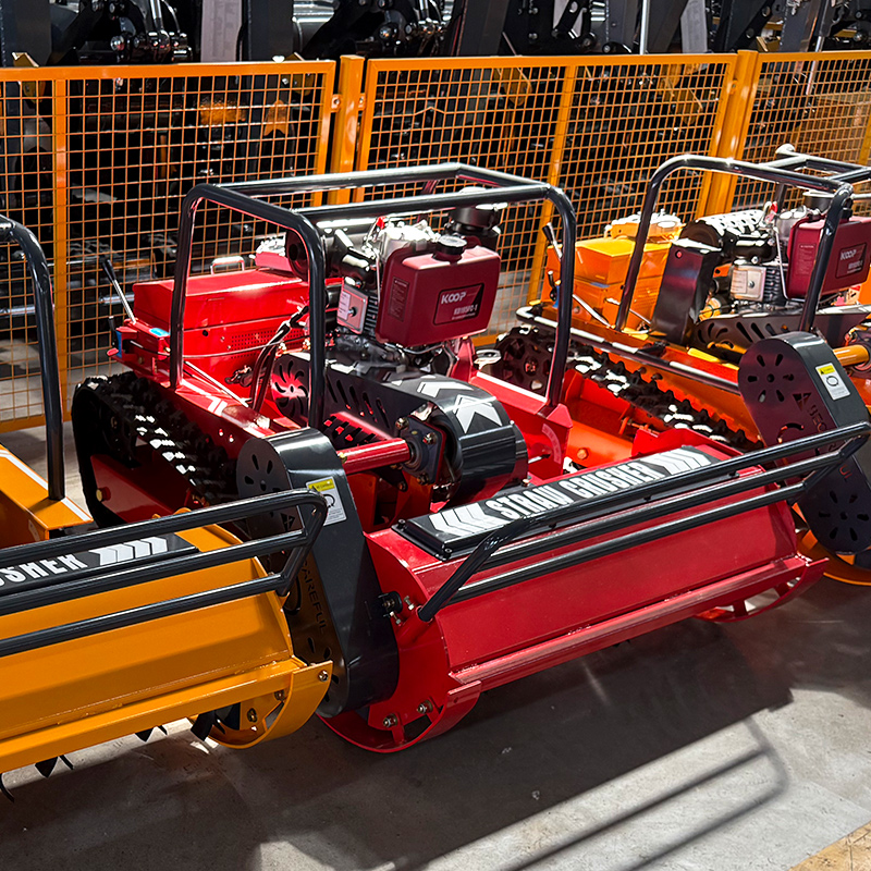 Aangepaste Hot Selling Afstandsbediening Crawler Bosmaaier Gras Mini Robot Verkopen Afstandsbediening Crawler Bosmaaier Gras