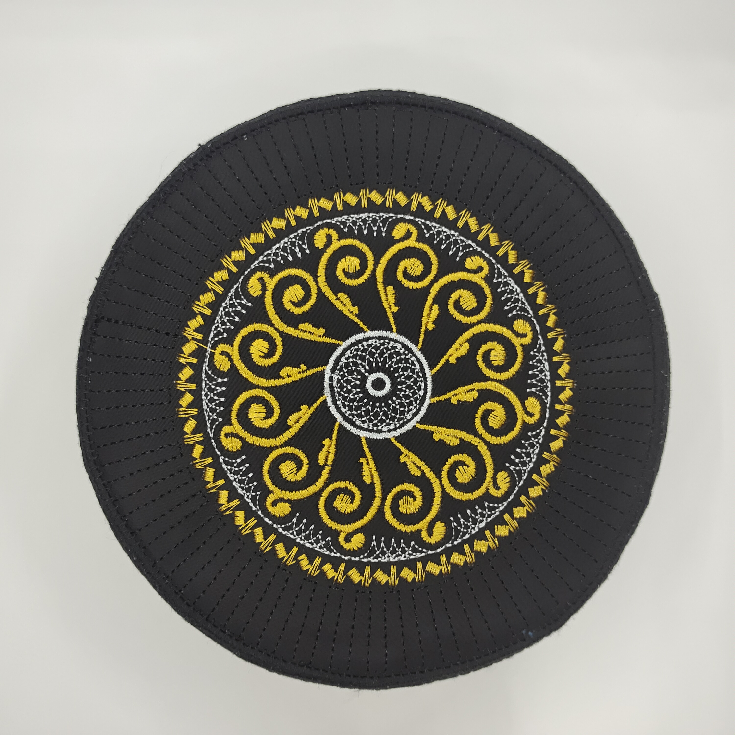 Envío Gratis sombrero musulmán para hombres ropa gorra de oración islámico Taqiyah Kufi productos fiscales Kippa poliéster turco moderno 03100