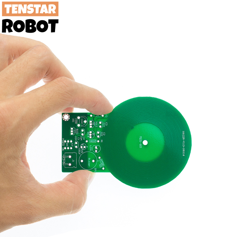 JS-60 DIY Metal Detector Kit DIY Electronic Kit DC 3V-5V 60mm Non-contact Sensor Board Module Part Metal