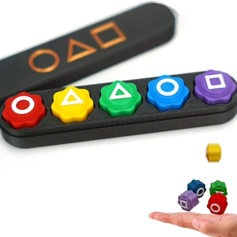 Korean Folk Game Sets Dice Party Game Props Square Circle Triangle Family Stone Catching Game Props Gonggi Jack Set For Kid