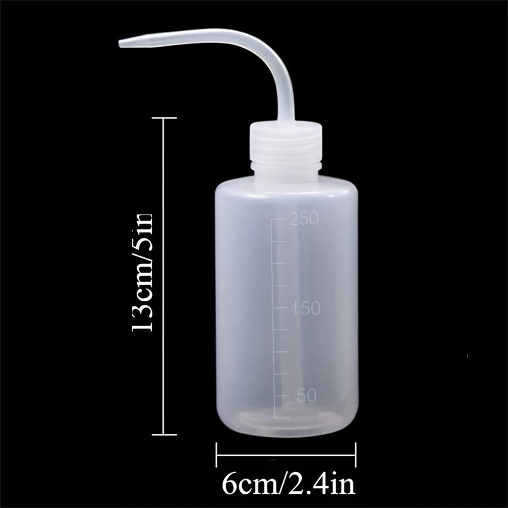 1pc 250/500ml garrafa de spray de tatuagem de plástico garrafas de lavagem de segurança de laboratório garrafa de apertar acessórios de tatuagem suprimentos de microblading