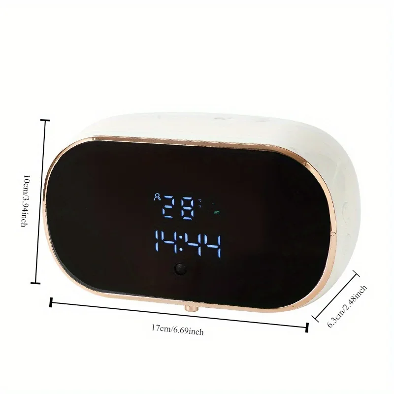 Dispenser di sapone intelligente con rilevamento a parete con bolle a infrarossi senza contatto adatto per cucine e bagni Liquido schiumogeno