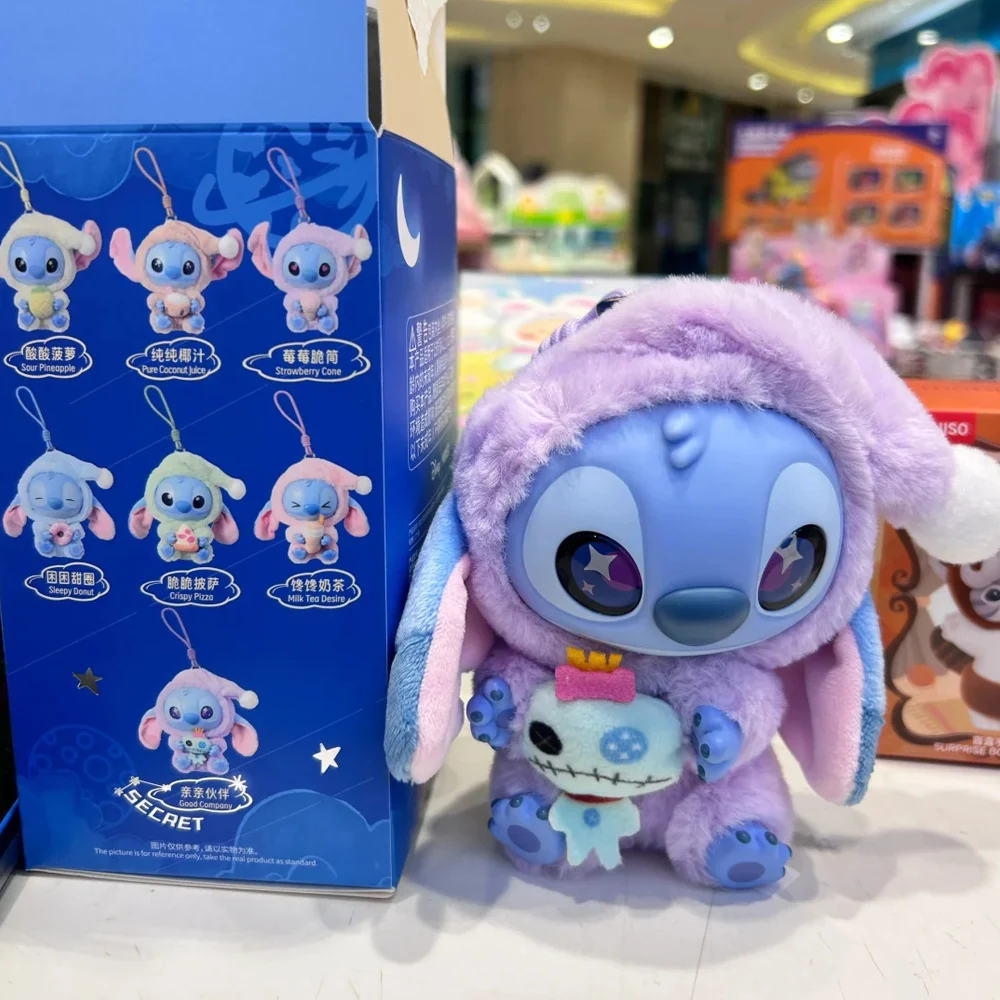Disney Nieuwe Stitch Eat Some Thing Before Sleep Series Vinyl Blind Box Tas Hanger Schattige Pluche Pop Mystery Box Speelgoed Verrassingsgeschenken