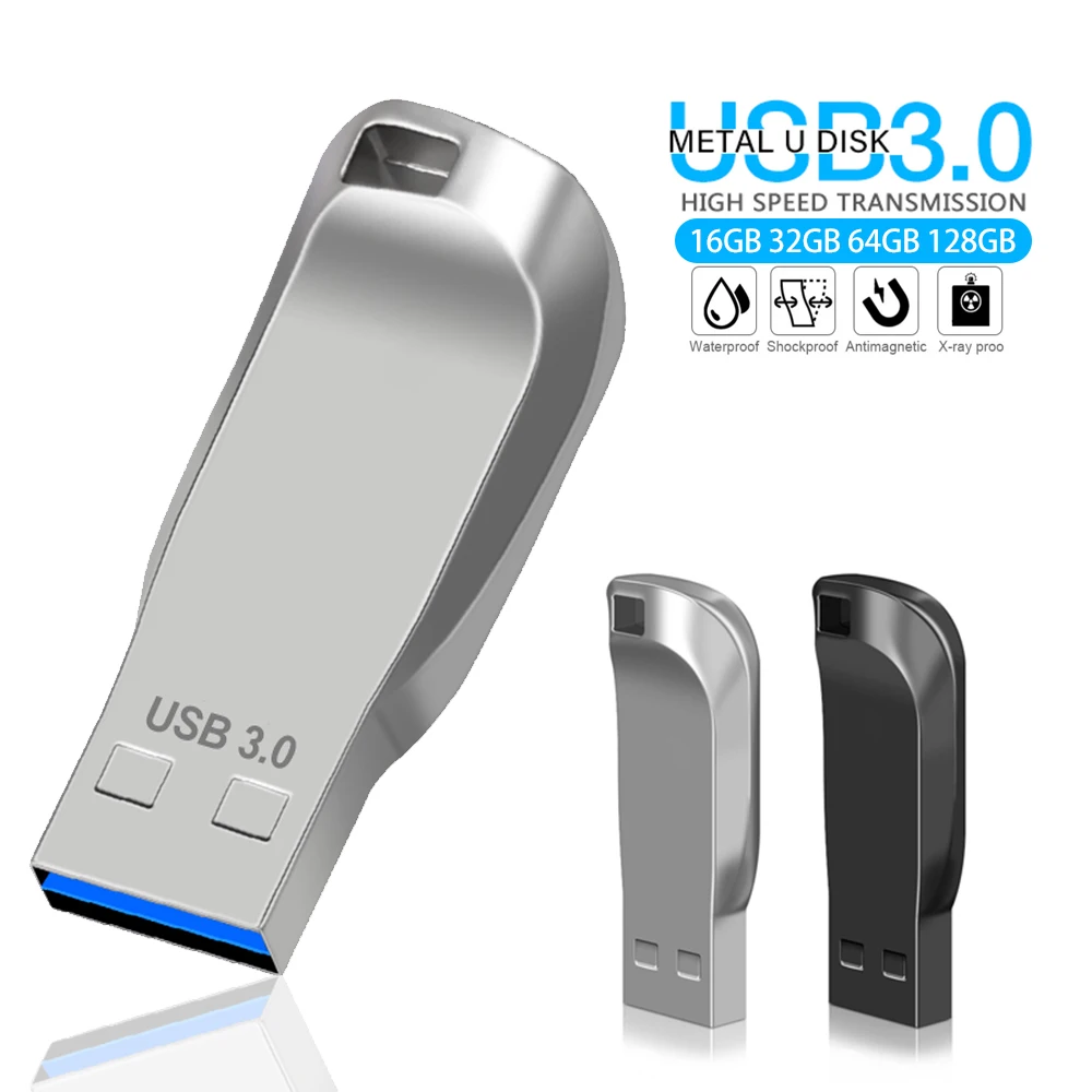 Металлические USB 3.0 Memoria USB-накопители 2 ТБ Флэш-накопитель USB 1 ТБ Высокоскоростной Cle USB-накопитель USB-накопитель Бесплатная доставка в подарок