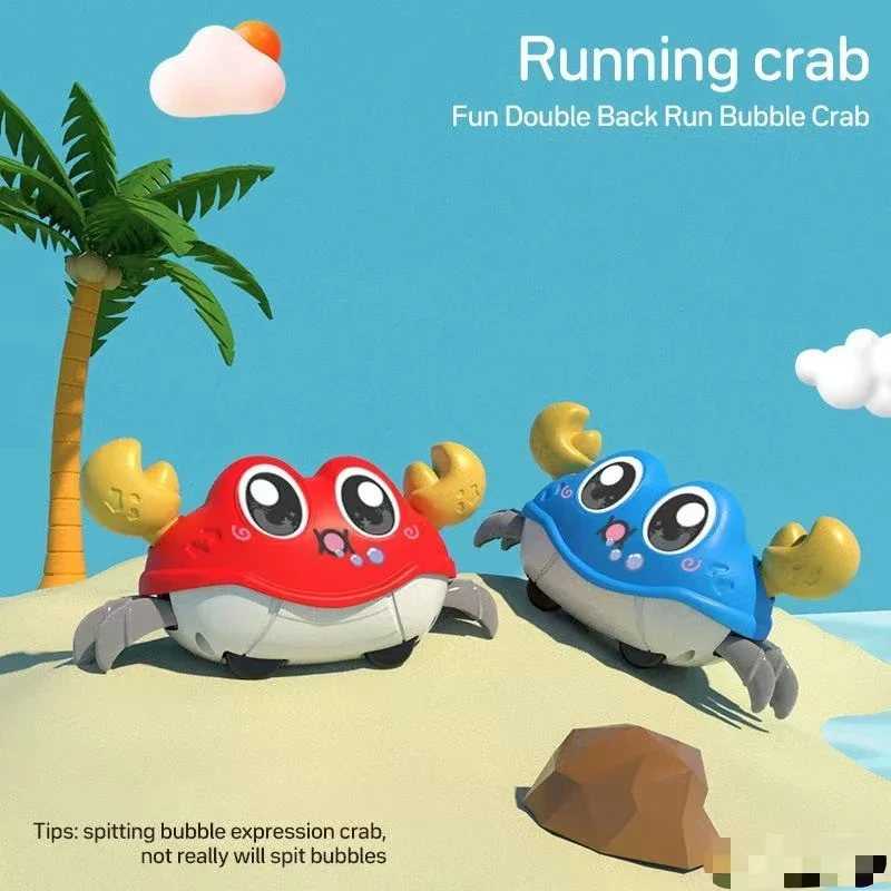 Crawling Crab Tummy Time เดินเต้นรําของเล่นเด็ก Sensory ของเล่นทารกการเรียนรู้คลานของขวัญ Double Force เดิน Crawling ของเล่น