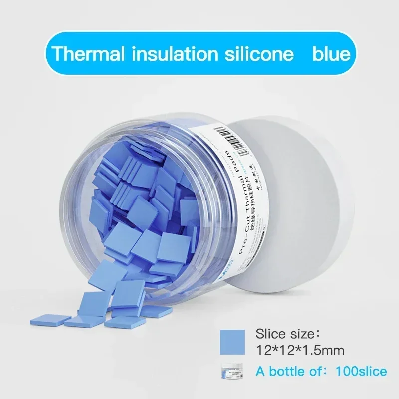 Maant ฟิล์มซิลิคอนนำความร้อนสูง100ชิ้นสำหรับกราฟิกการ์ด/หน่วยความจำ/ชิป IC กระจายความร้อนและระบายความร้อนเครื่องมือ