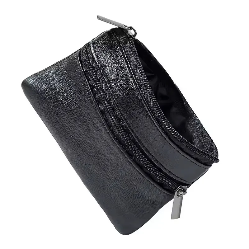 Ladies and Gentlemen Plastic Wallet Man's Small-sized Bag Wallet Modified Money Bag Zipper Money Bag Currency Bag Small Wallet
