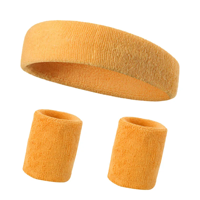 3 unids/set diadema deportiva para hombre, banda elástica para el sudor para deportes al aire libre, diadema para el sudor, pulsera para mujer, gimnasio, correr, tenis, diadema