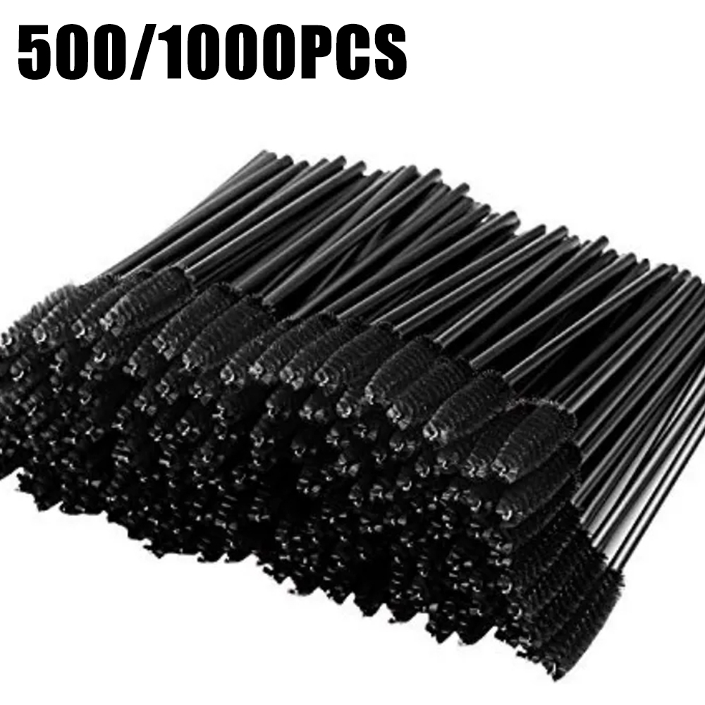 Juego de pinceles para pestañas, 500/1000 Uds., mayorista, cepillo desechable para rímel, extensión de pestañas, varitas para cejas, aplicador, herramienta de maquillaje