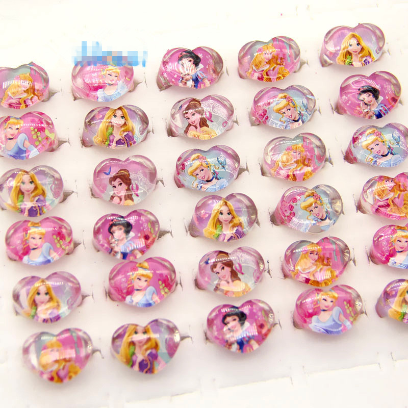12PCS Disney Princess การ์ตูนนิ้วมือของเล่นเด็ก Happy Birthday Party โปรดปรานสาวน่ารัก Giveaway ของที่ระลึก