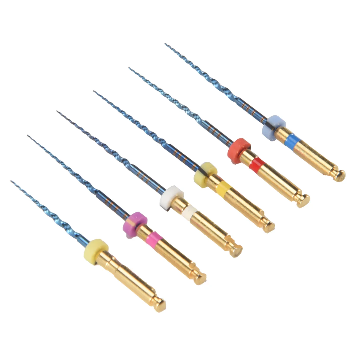 BABQ 6 Pz Motore Endodontico Dentale Uso NiTi Rotary Lime Attivate a Calore Lime per Canali Radicoli Endodonzia Alternative 25mm