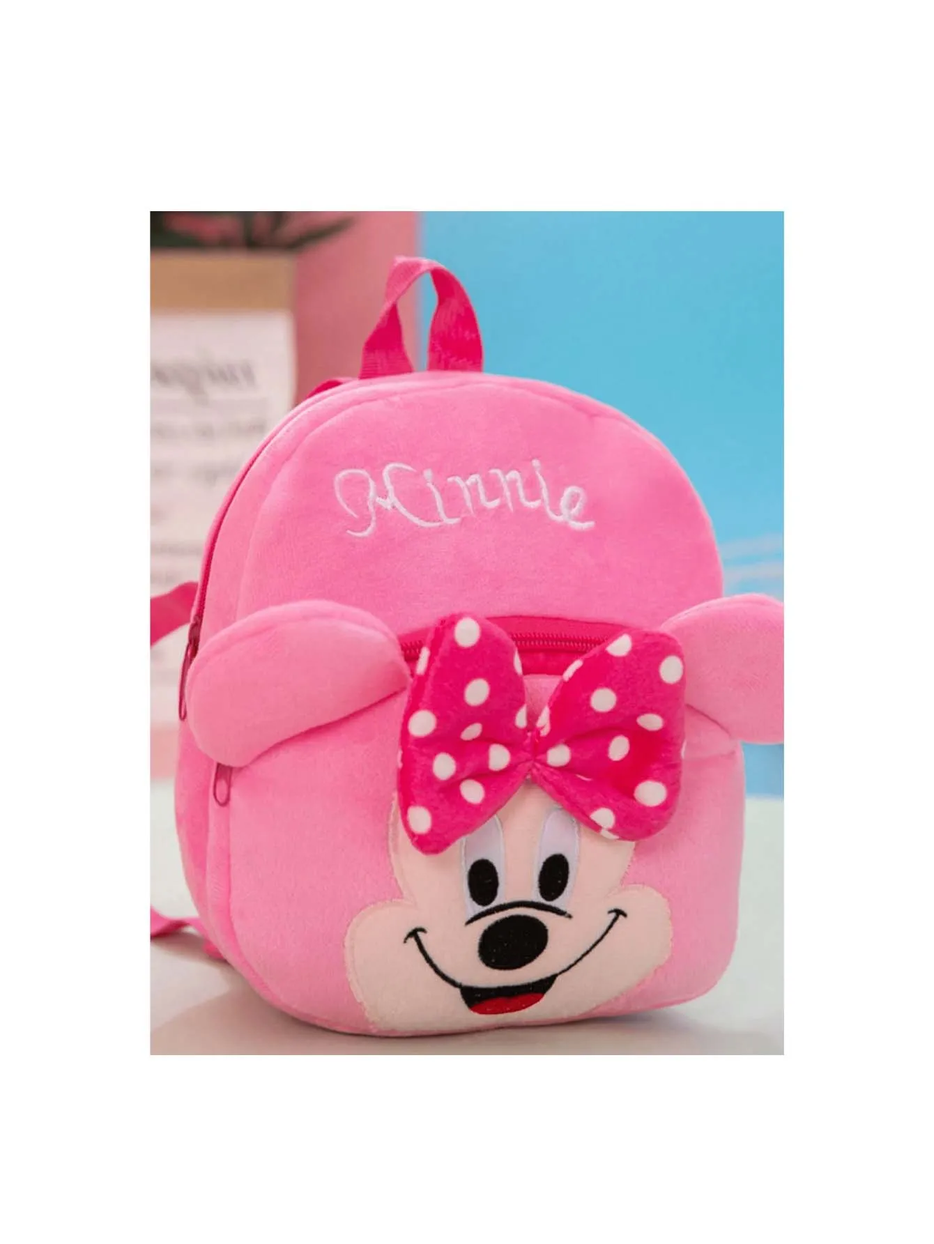 Disney Cartoon Cute Stitch Plecak Mickey Mouse Kubuś Puchatek Pluszowa torba szkolna Przybory szkolne dla uczniów