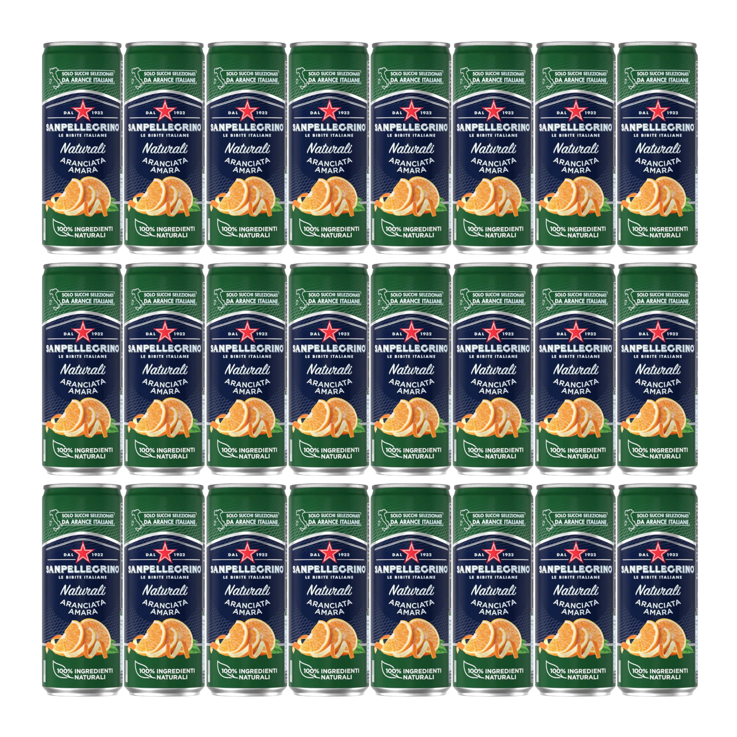 24x Napój gazowany SAN PELLEGRINO Aranciata Amara 330 ml
