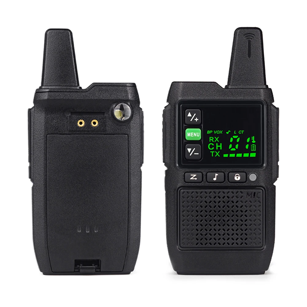 New Anysecu Mini-5 Handheld FM Radio128 Channels UHF 400-520MHz Mini Walkie Talkie