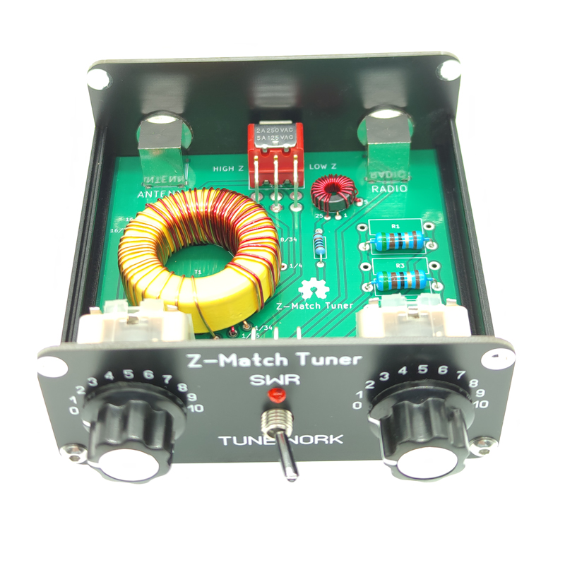 Antena Manual QRP z-match, sintonizador de 5W, 3-28 MHz