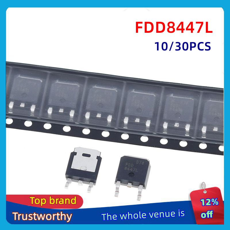 10/30PCS 8447L 40V 40V, 50A, 8,5mR (FDD8447L) para módulo de alimentación