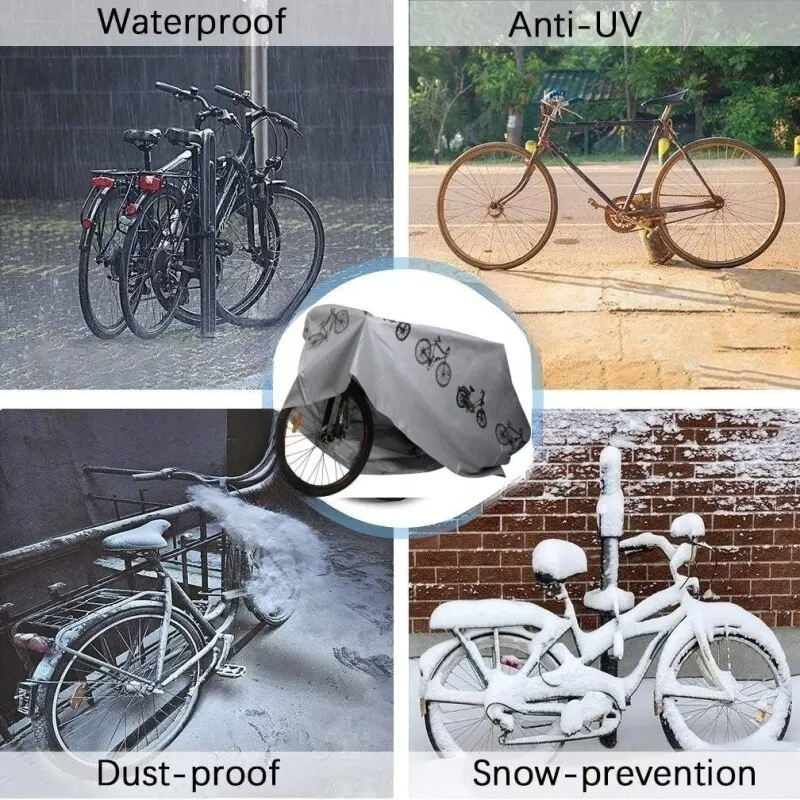 Capa de chuva à prova d'água para bicicleta, capa para proteção solar ao ar livre, mtb, acessórios para bicicleta