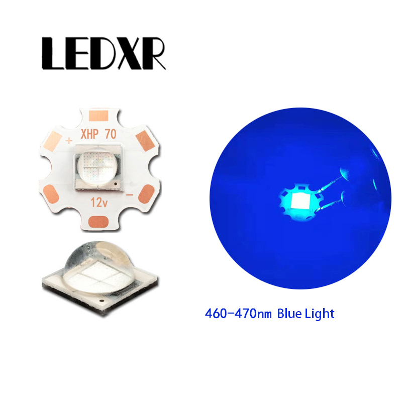 XHP70 LED high-power 7070 เซรามิค 20/36W DC3V6V12V แสงสีขาว warm white blue light ไฟฉายไฟฉายการบํารุงรักษา