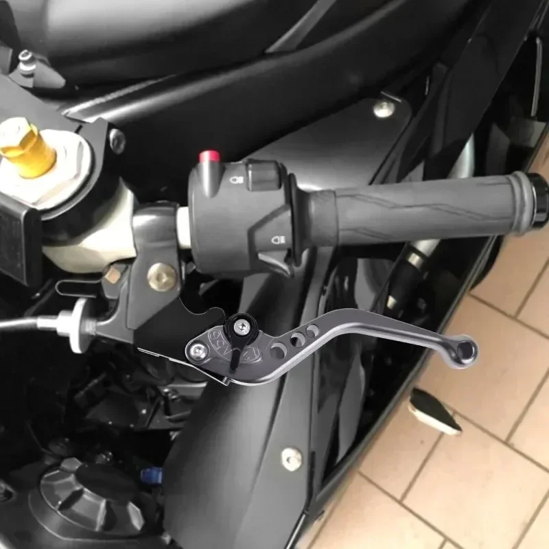 オートバイクラッチドラムブレーキレバー,調整可能なハンドルバーセット,オートバイの改造,CNC,改造部品