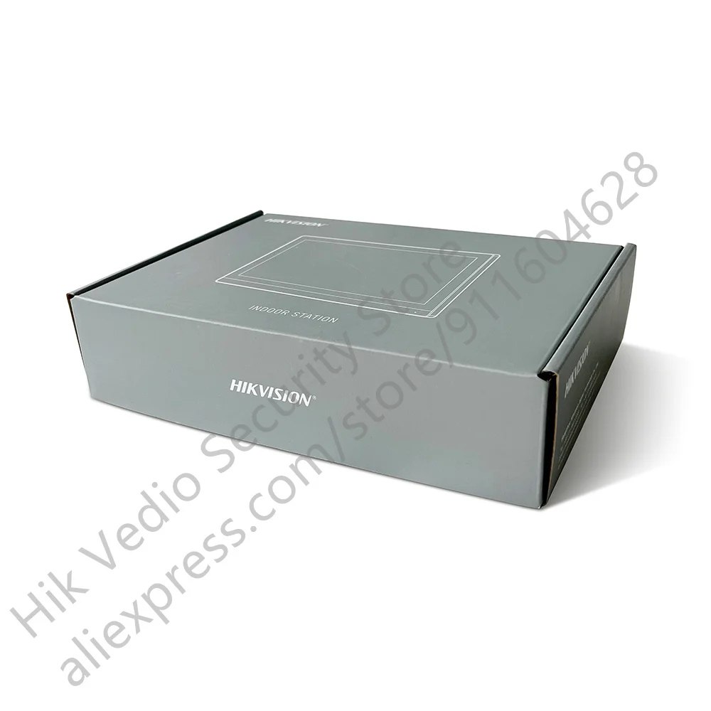 Hikvision DS-KV9503-WBE1 โลหะ WIFI Facial Recognition IP Villa ประตูสถานี POE DS-KH6350-WTE1 ไร้สายในร่มหน้าจอ