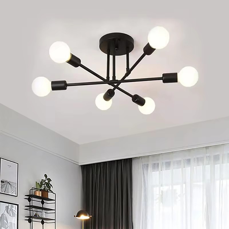 Moderne Decke Kronleuchter E27 Nordic Minimalistischen Eisen Anhänger Lampen Hause Wohnzimmer Dekor Innen Beleuchtung Hängen Leuchte