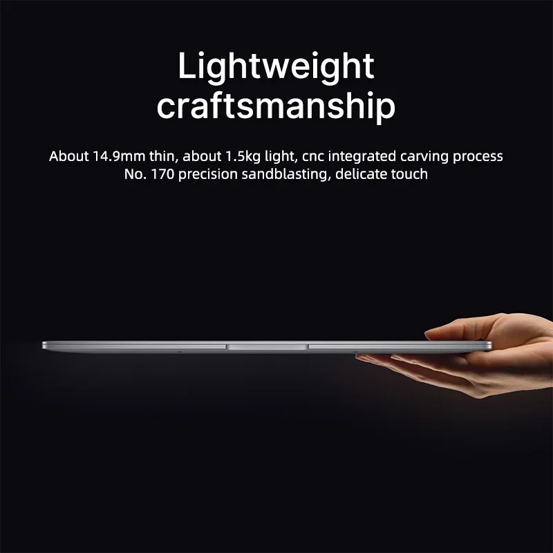 Xiaomi Book Pro 14 2022 ordinateur portable AMD Ryzen R5 6600H/R7 6800H 16G + 512G/1T/2T 660M/680M graphique 2.8K 90Hz 14 pouces OLED Mi ordinateur portable