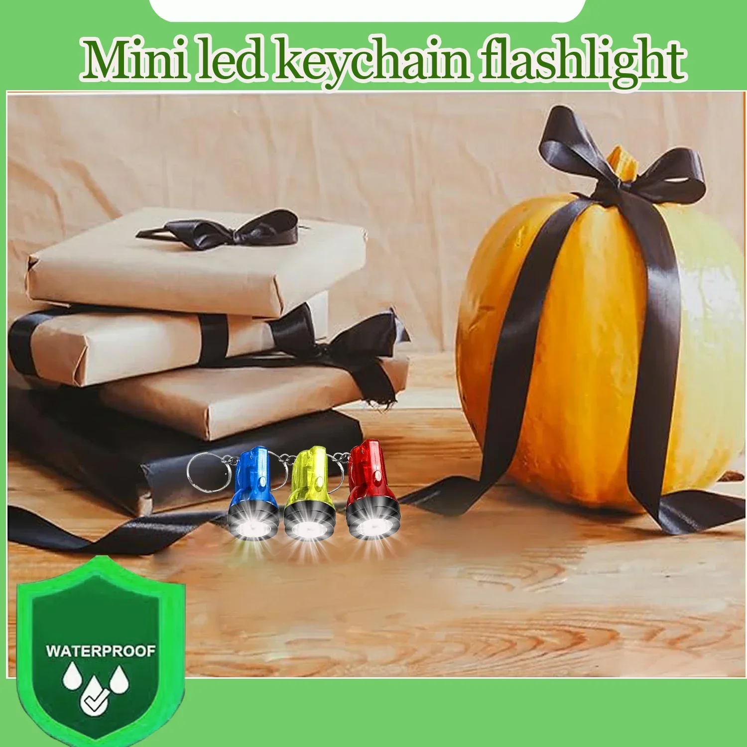 Mini LED Keychain Lights Flashlight Small Emergency Torch Keychain Flashlights Portable Pocket-sized Camping Flashlight Pendant