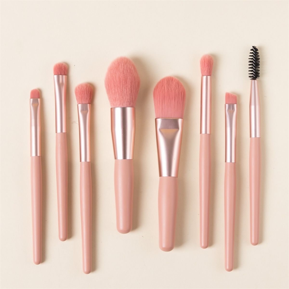 8-teiliges weiches, flauschiges Make-up-Pinsel-Set für Kosmetika, Foundation, Rouge, Puder, Lidschatten, Kabuki, Blending, Make-up-Pinsel, Beauty-Tool