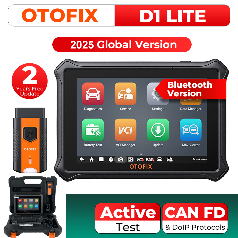 Autel OTOFIX D1 Lite OBD2 Máy Quét Xe Công Cụ Chẩn Đoán Mã Bluetooth Không Dây Hệ Thống Xe Máy Quét Chẩn Đoán PK MK808