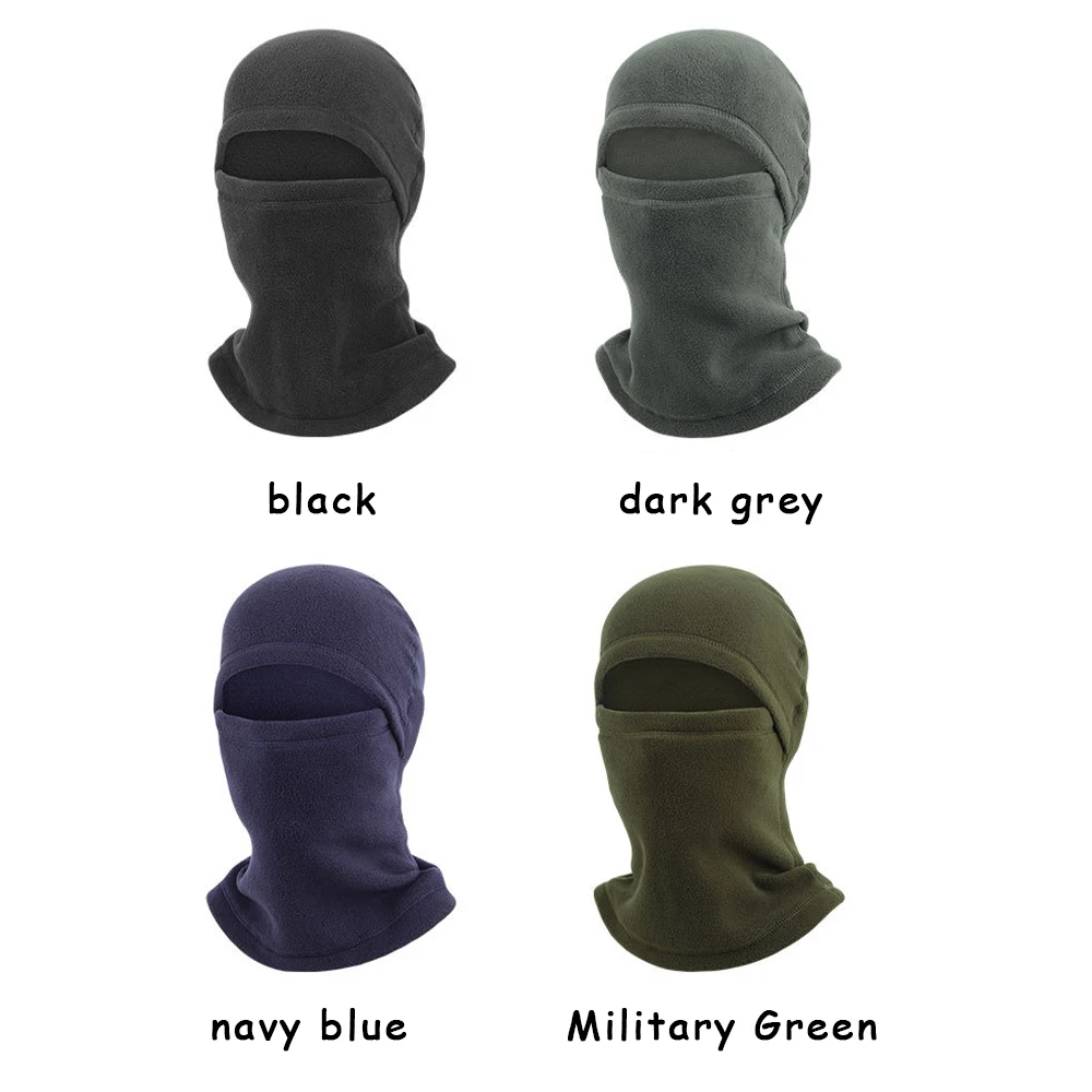 ฤดูหนาวกลางแจ้งขี่ Full Face Mask ครอบคลุม Balaclava ขนแกะรถจักรยานยนต์ตกปลาเล่นสกี Face Mask WARM Windproof ฝาครอบหมวก