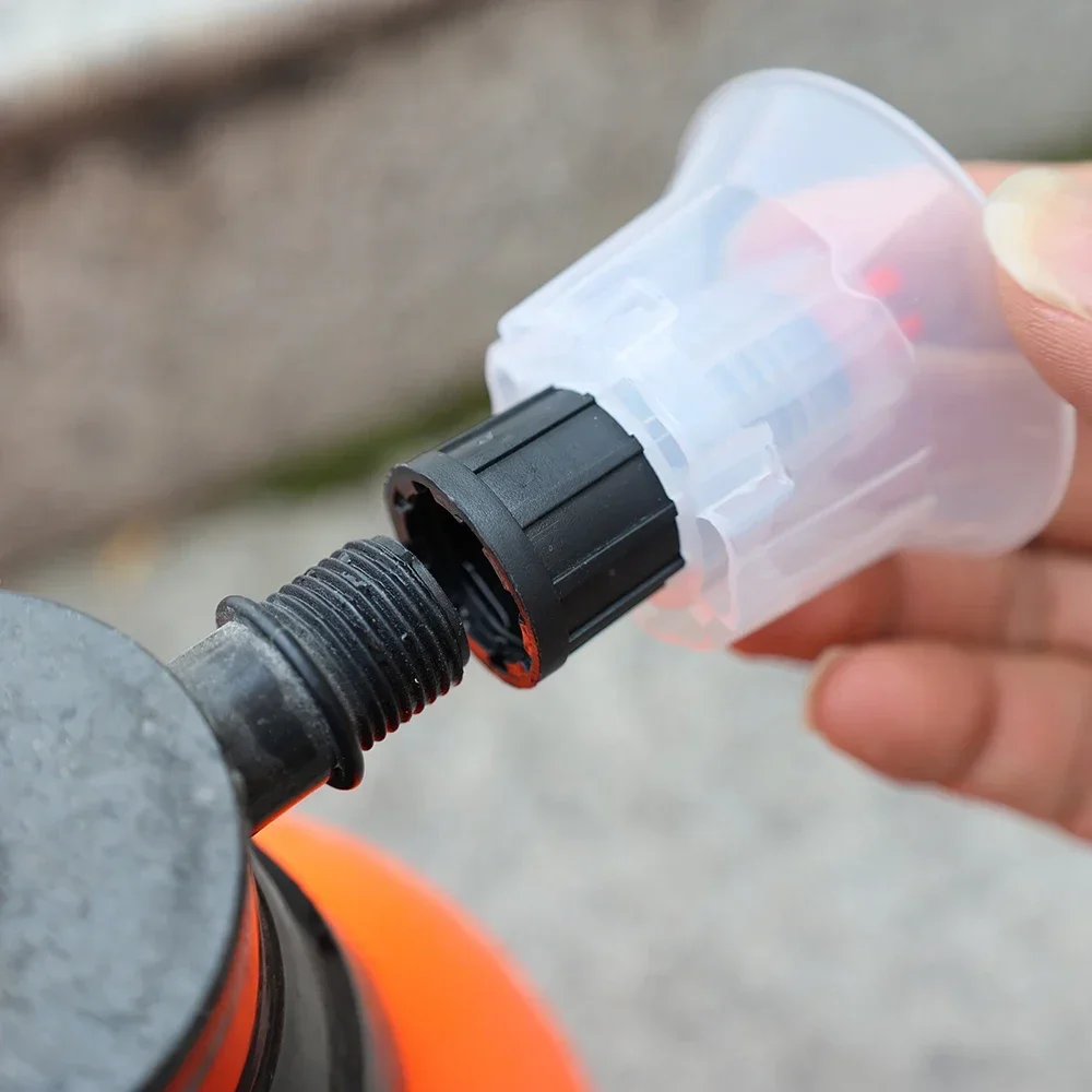 Car Washing Foam Nozzle Auto Hand Operated Pump Foam Sprayer Replaceable Accessories Household Car Wash Liquid Foam Spray Nozzle