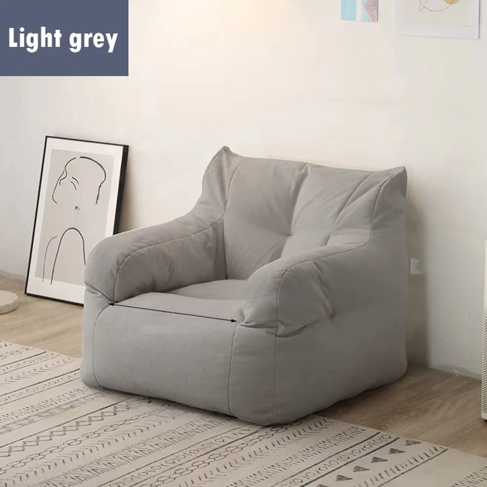 Double Lazyboy Bean Bag Sofa Double Seat Reclinable Soft Comfortable Sofa Balcony Bedroom Washable Fabric Sofa