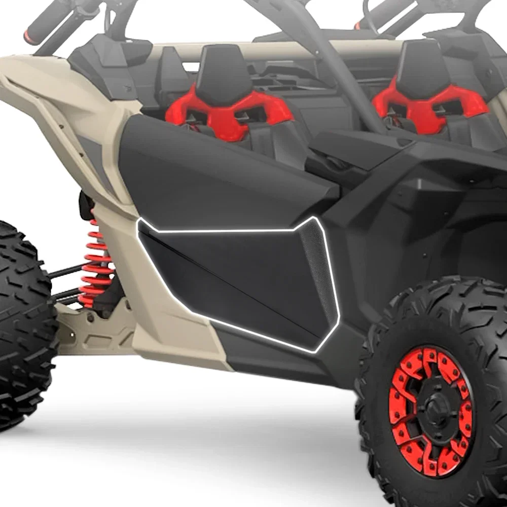 แผงประตูล่าง UTV แทรกกรอบโลหะสําหรับ BRP 715002903   สําหรับCan-am Maverick X3 R RR 2 ประตู 4x4 XRC Turbo XMR XDS 2017-2025