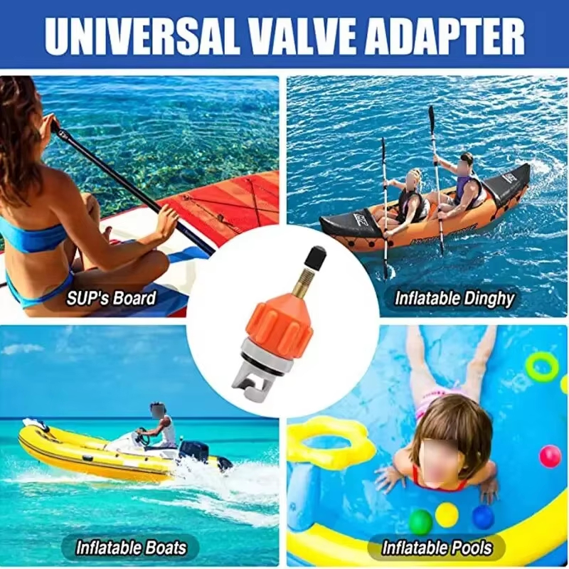 Opblaasbare boot SUP-pompadapter Luchtpompconverter voor opblaasbare kajak Roeiboot Stand Up Paddle Board Luchtventieladapter
