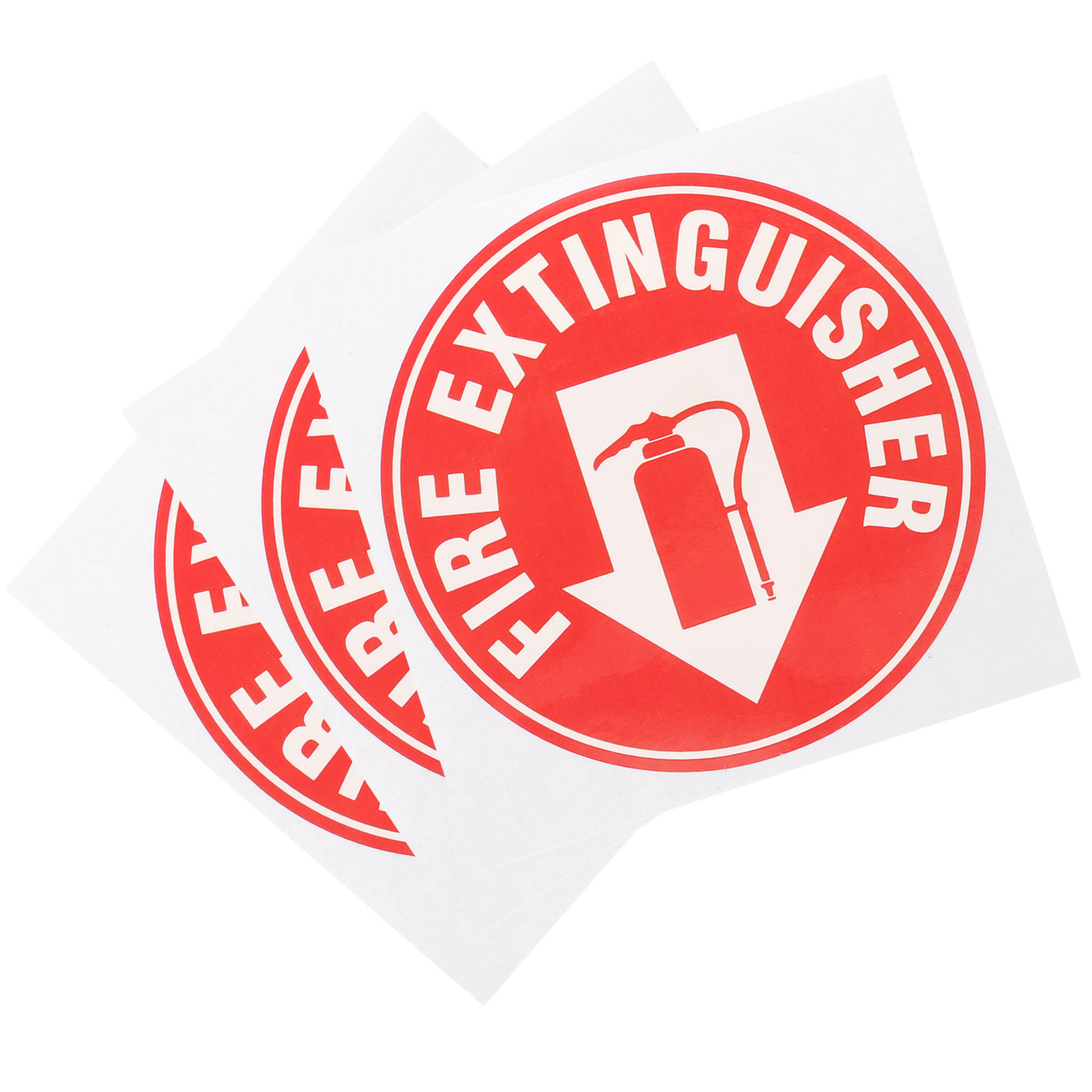 3 Stück Feuerlöscher Aufkleber Zeichen für Büro aufkleber Sicherheit der Haustier Aufkleber Kleber