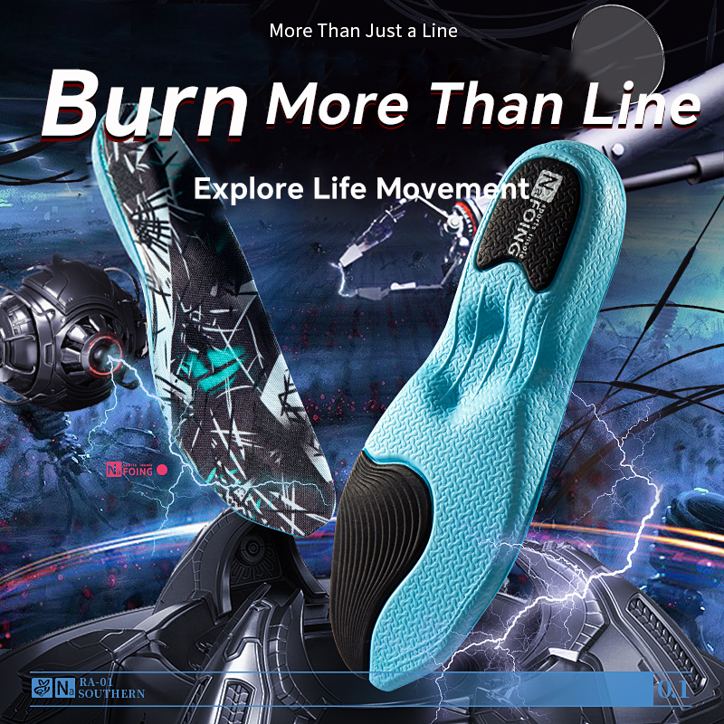 Orthopedic Insoles for Flat Foot Feet Arch Support Plantar Fasciitis Medical Running Insoles EVA High Elastic Insoles for Shoes